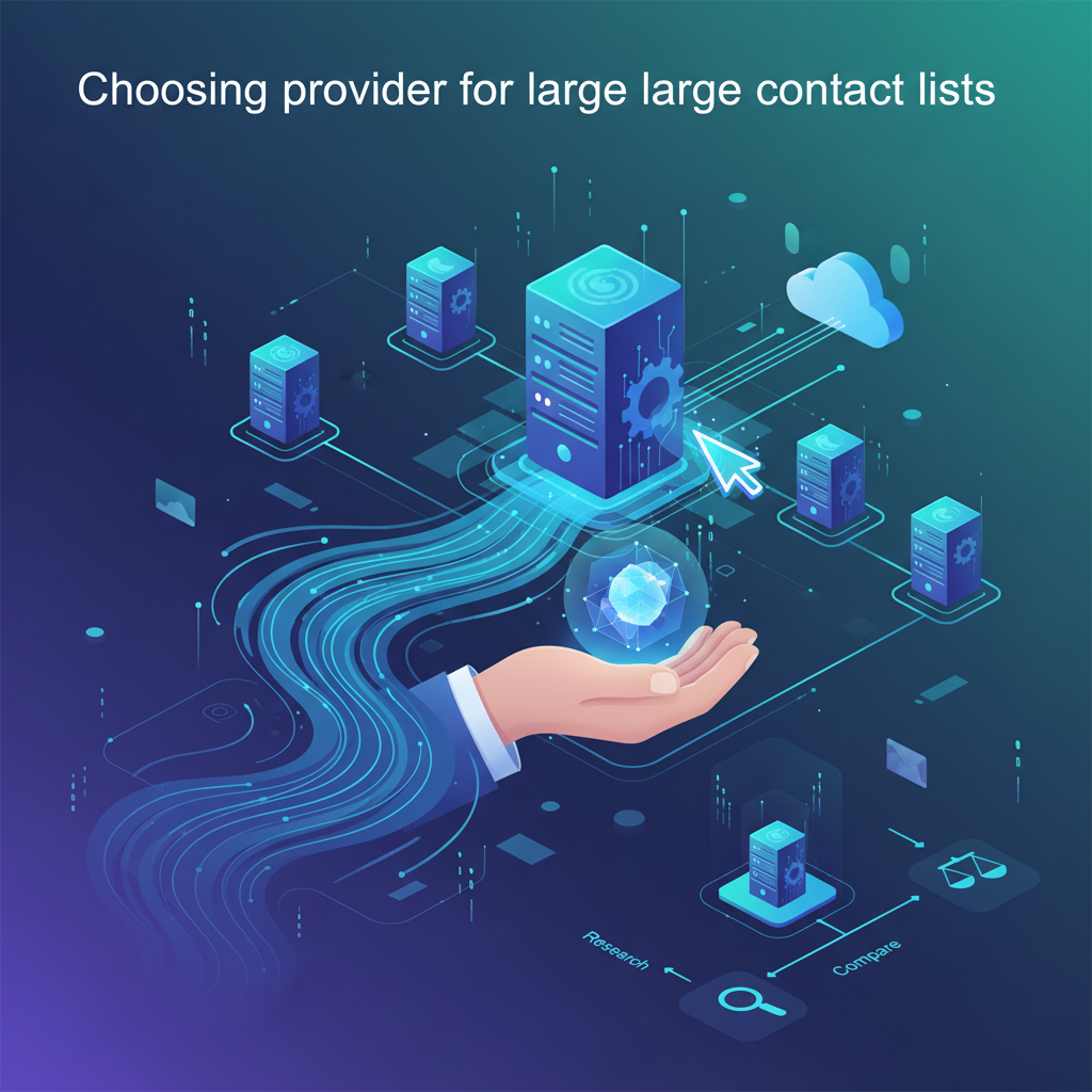 Choosing a provider for large contact lists