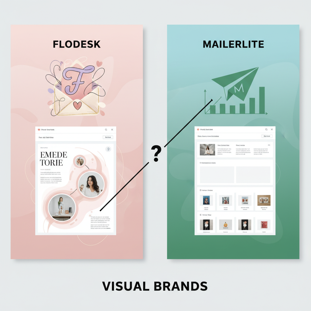 Flodesk vs MailerLite for visual brands