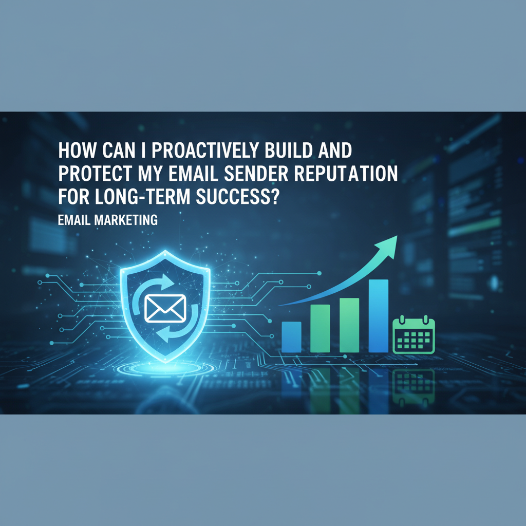 How can I proactively build and protect my email sender reputation for long-term success?