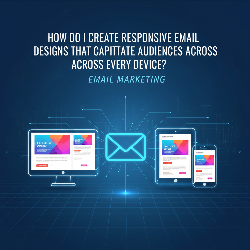 How do I create responsive email designs that captivate audiences across every device?