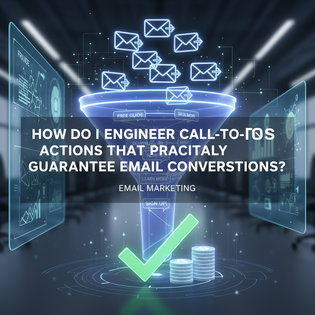 How do I engineer call-to-actions that practically guarantee email conversions?
