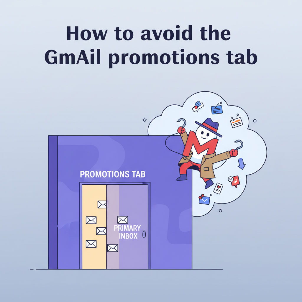 How to avoid the Gmail promotions tab