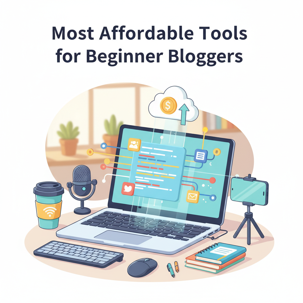 Most affordable tools for beginner bloggers