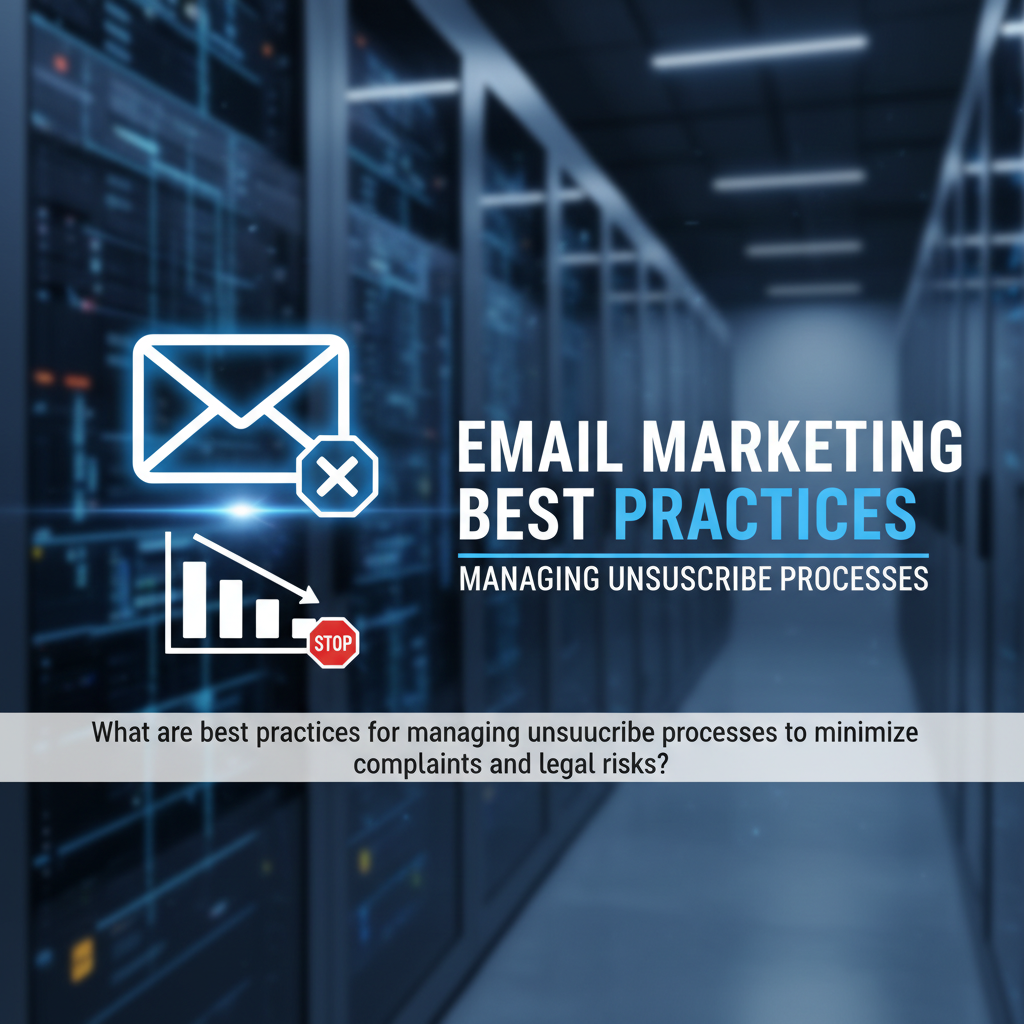 What are best practices for managing unsubscribe processes to minimize complaints and legal risks?