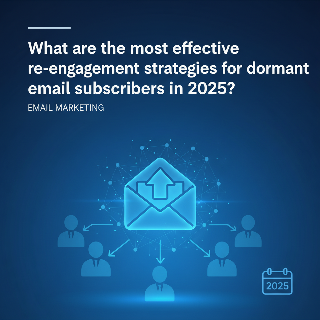 What are the most effective re-engagement strategies for dormant email subscribers in 2025?