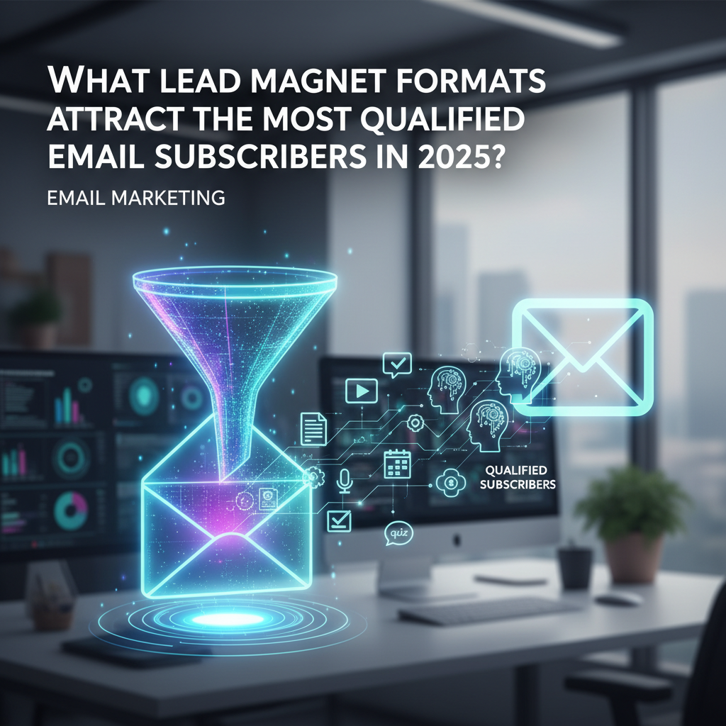 What lead magnet formats attract the most qualified email subscribers in 2025?
