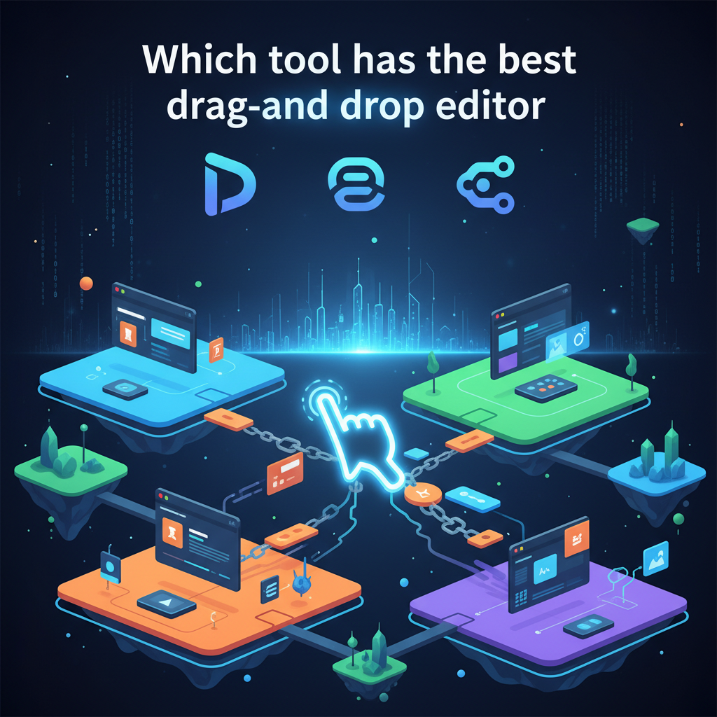 Which tool has the best drag and drop editor