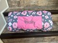 nap mat, Stephen Joseph nap mat, Floral nap mat, personalized girl nap mat, preschool nap mat, pre-k nap mat, pink nap mat, girl nap mat