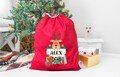 Customized Santa Sack, Christmas Present Sack, Christmas Eve Santa, Christmas Sack, Personalized Christmas Toy Sack, Christmas Gift Bag