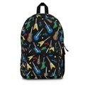 Backpack for Kids Electric Guitar pattern Rock &Roll guitar pick Gift for kid  Back to school Holiday gift