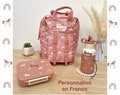 Personalized Back to School Kit backpack, water bottle and snack box child's first name