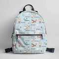 Personalized Custom Name Backpack, Airplanes, Rocketship's, Back to School, Kids Children's Birthday Christmas Gift, Bag, Rucksack Book Bag