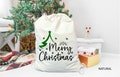 Merry Christmas Santa Sack, Merry Santa Sack, Christmas Tote Bag, Christmas Gifts, Christmas Mom Bag, Xmas Gifts For Women, Santa Gift Bag