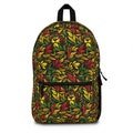 Backpack Rasta Lion pattern, artistic, Ideal Birthday or Anniversary Gift, colorful, positive,