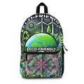 Eco-Friendly Lightweight Backpack | Durable Polyester | Waterproof Travel Bag | Adjustable Straps