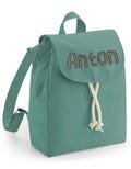 Children's backpack personalized with name, kindergarten, daycare, nursery, ochre