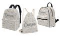 Farm Grey Lamb Sheep backpack back pack for toddler child nursery preschool school changing bag Personalised custom name Canvas Drawstring