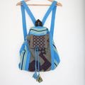 Artisanal backpack made on a backstrap loom, Oaxaca MX/Oaxacan crafts/ Backpack made in Mexico