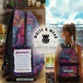 Write & Wear "Believe" Backpack w/ side space to personalize achievements, back to school, cute backpack, daughter gift, gift for her