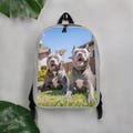 Custom Designed Pit Bull Dogs Backpack