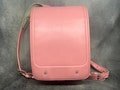 Randoseru Backpack, Pink Japanese Tight Stitch Randoseru Bag, Pink Japanese School Bag