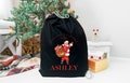 Christmas Santa Bag, Customized Xmas Gift, Personalized Santa Sack, Christmas Present Sack, Custom Xmas Toy Sack, Christmas Gift Tote Bag
