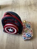 Loungefly Marvel Captain America Back Pack with Cosmetic bag
