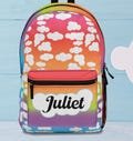 Personalized Rainbow backpack, Backpack with Name, Personalized Patches Backpack, Custom Rainbow Unicorn backpack with Patches, Unicorn gift