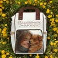 Dog Mom Backpack, Pet Travel Bag, Dog Diaper Bag, Dog Backpack, Dog Supplies Organizer, Dog Mom Gift