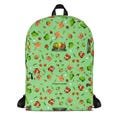 Cute forest spirit backpack, children, forest animals, school bag, schoolbag, green