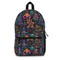 Neon Christmas Backpack Santa Backpack Christmas Bag Santa Claus Bag Snowman Backpack Christmas School Bag