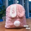 Customized Backpack for Kids, Personalized Backpack with Rabbit Ears, Gift for Kids, Embroidered Backpack, Children's Backpack Bag