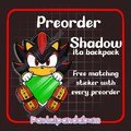 PREORDER! Sonic the Hedgehog - Shadow the Hedgehog ITA Bag - Due May/June 2025